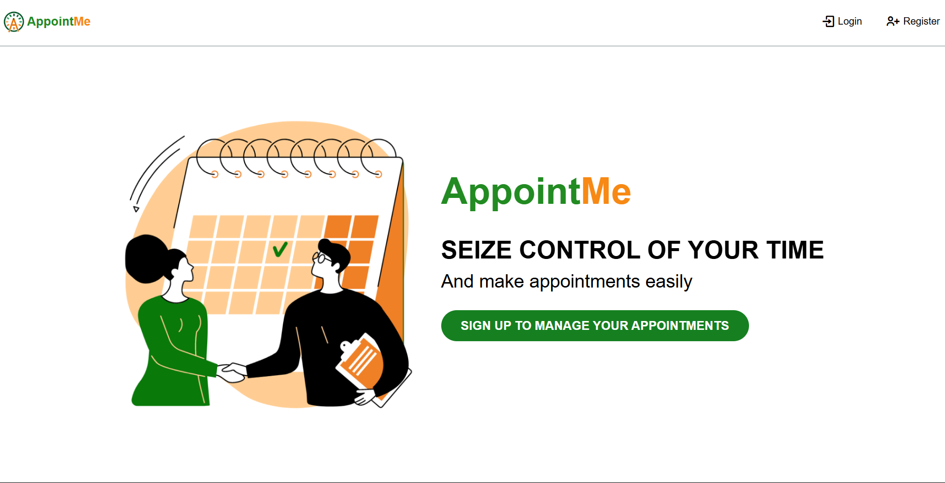AppointMe project preview